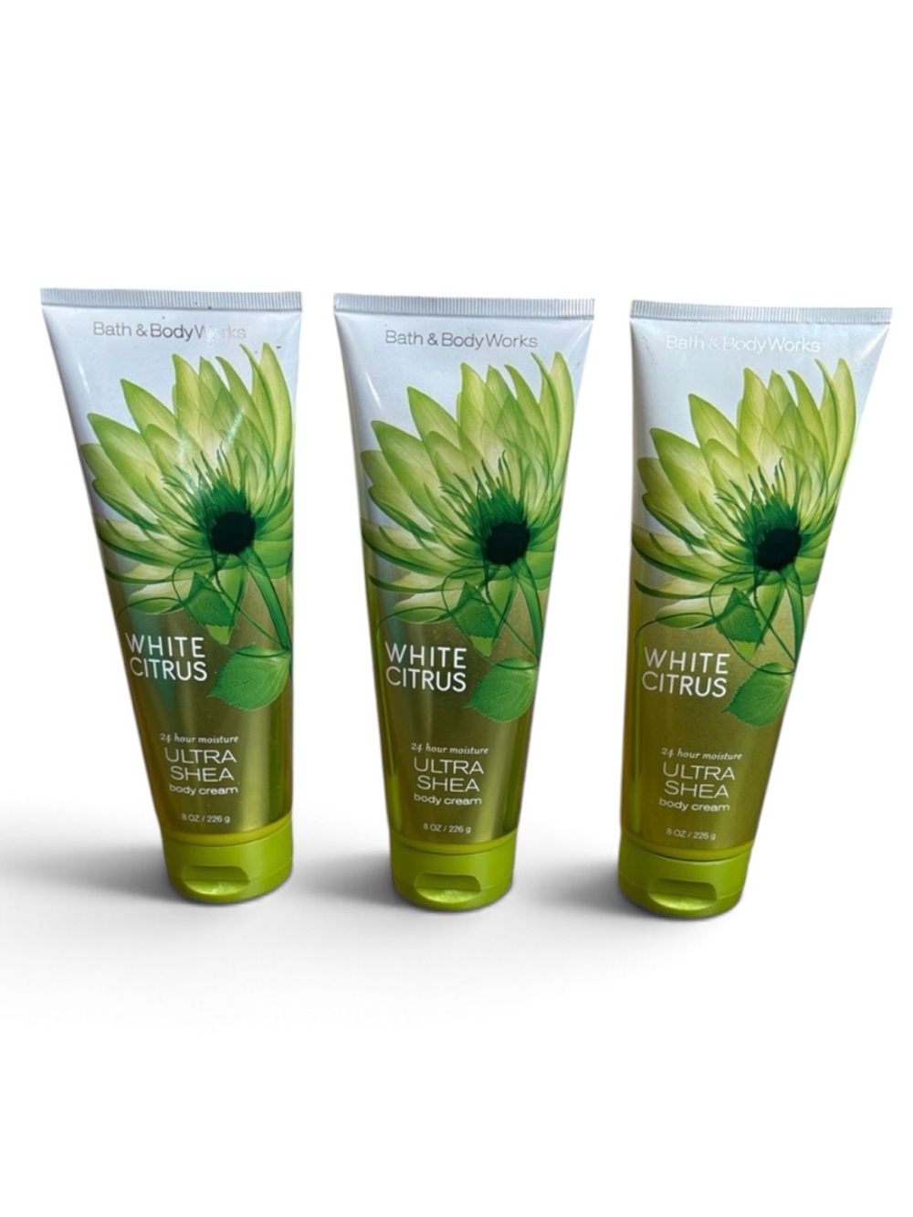 Bath & Body Works White Citrus Ultra Shea Body Cream Lot of 3 NEW
